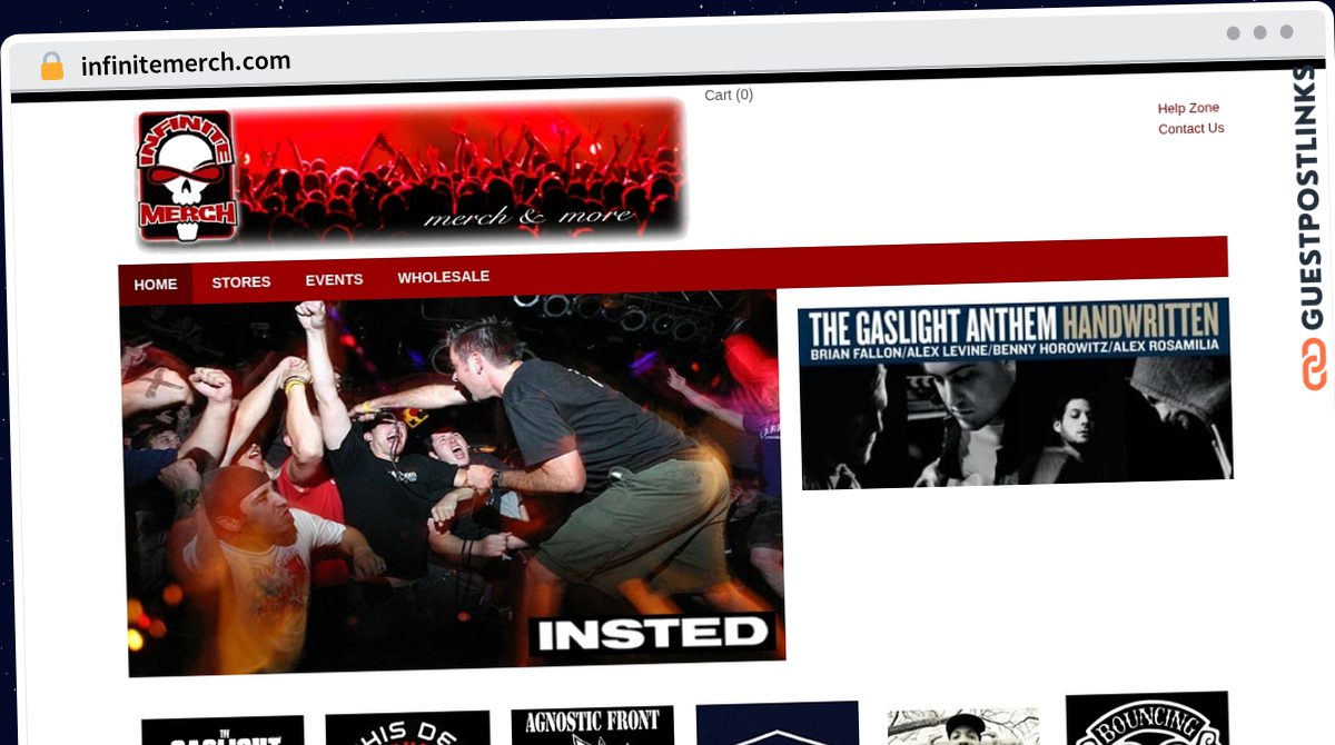 Publish Guest Post on infinitemerch.com