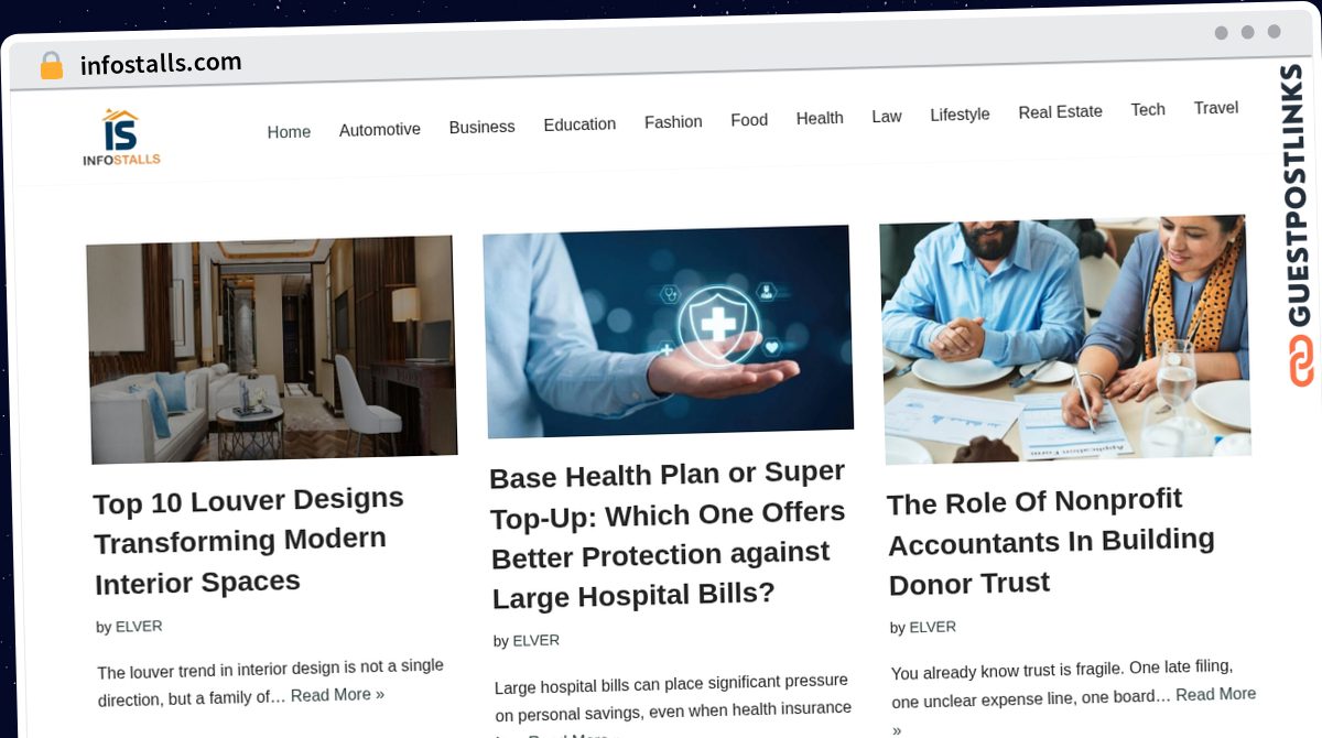 Publish Guest Post on infostalls.com