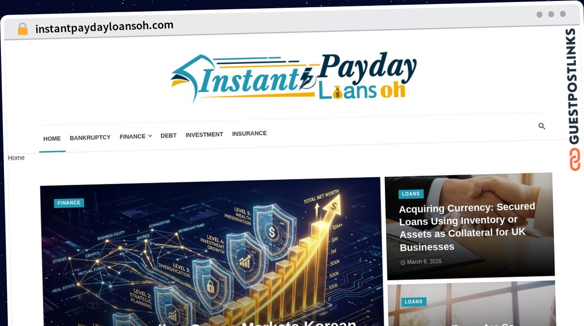 Publish Guest Post on instantpaydayloansoh.com