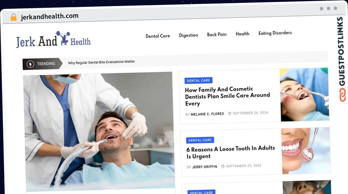 Publish Guest Post on jerkandhealth.com