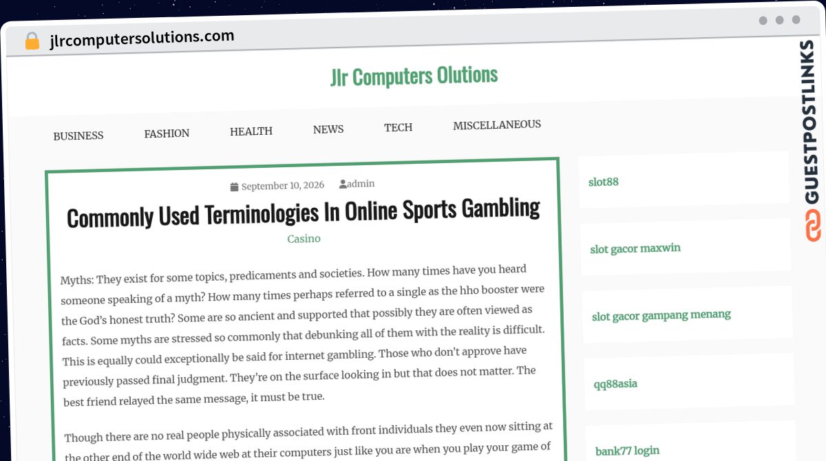 Publish Guest Post on jlrcomputersolutions.com
