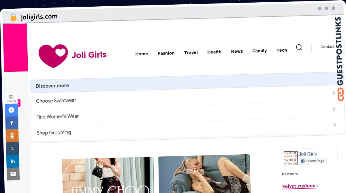 Publish Guest Post on joligirls.com