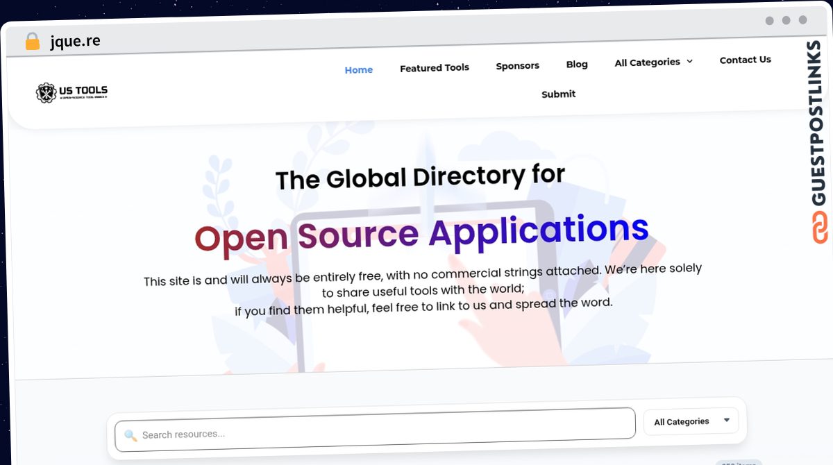 Publish Guest Post on jque.re