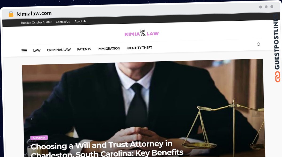 Publish Guest Post on kimialaw.com