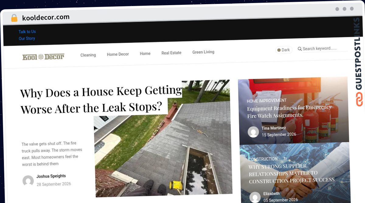 Publish Guest Post on kooldecor.com