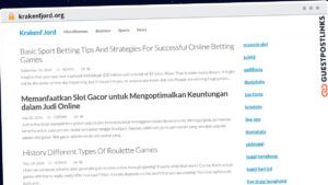 Publish Guest Post on krakenfjord.org