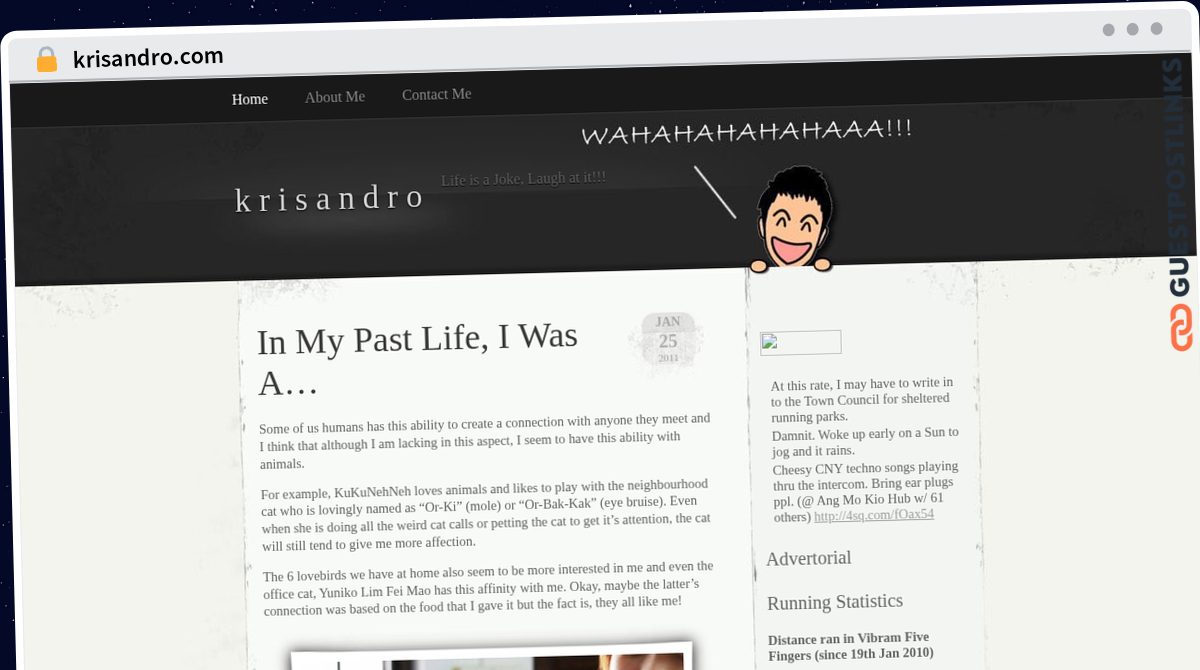 Publish Guest Post on krisandro.com