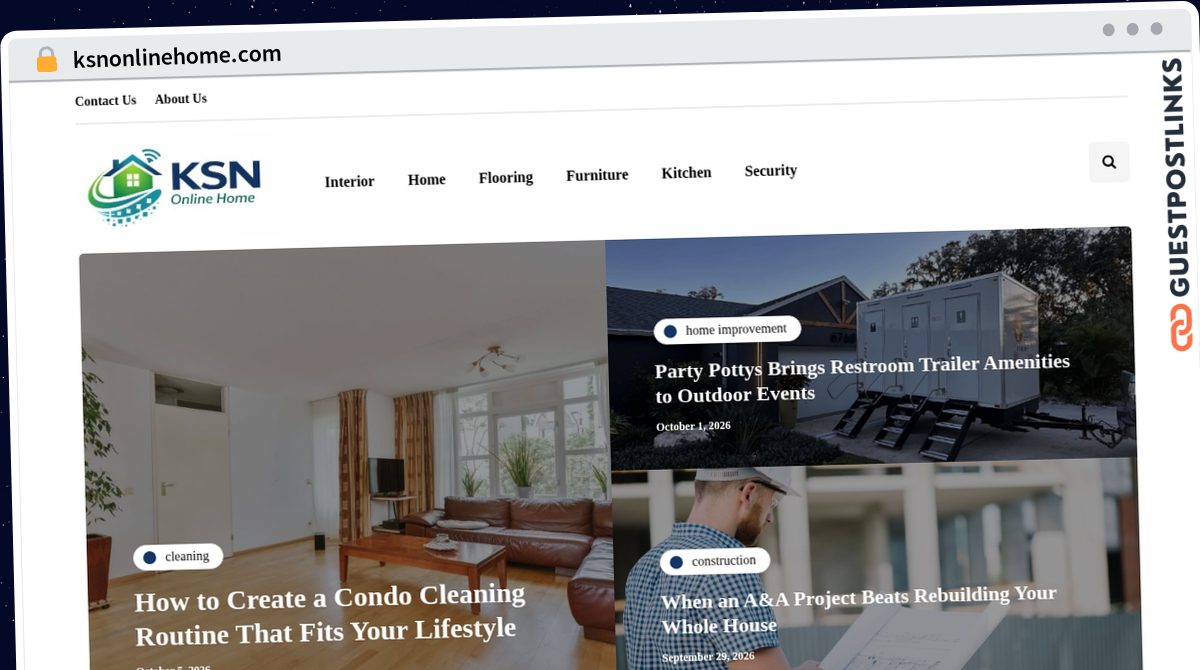 Publish Guest Post on ksnonlinehome.com