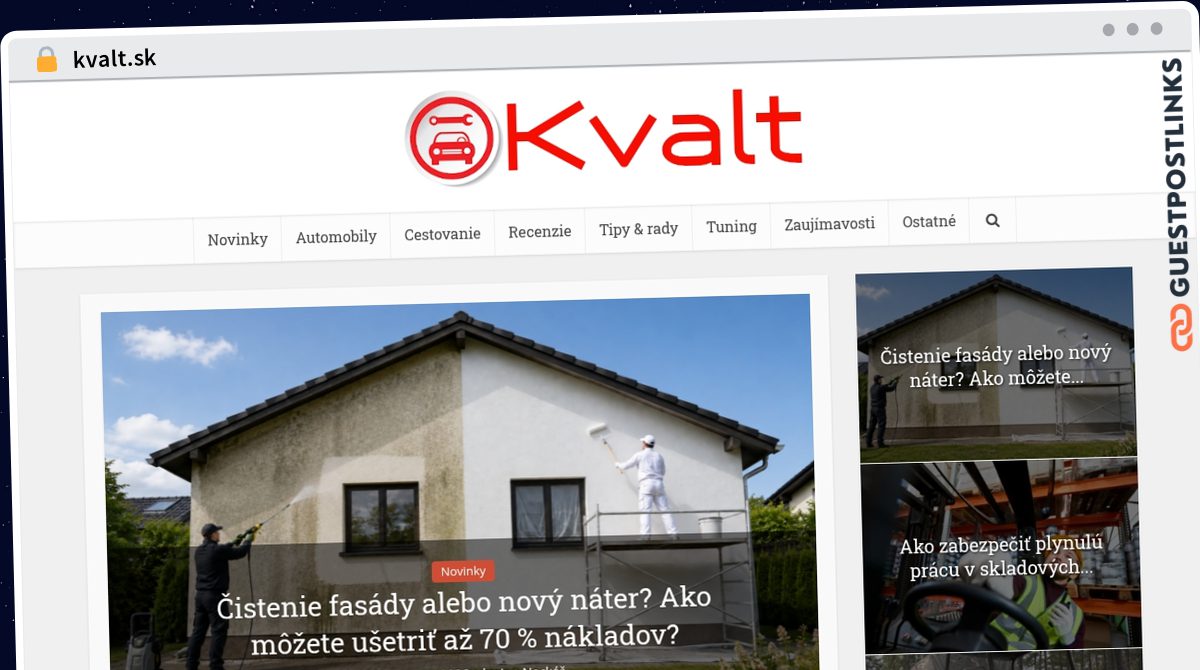 Publish Guest Post on kvalt.sk