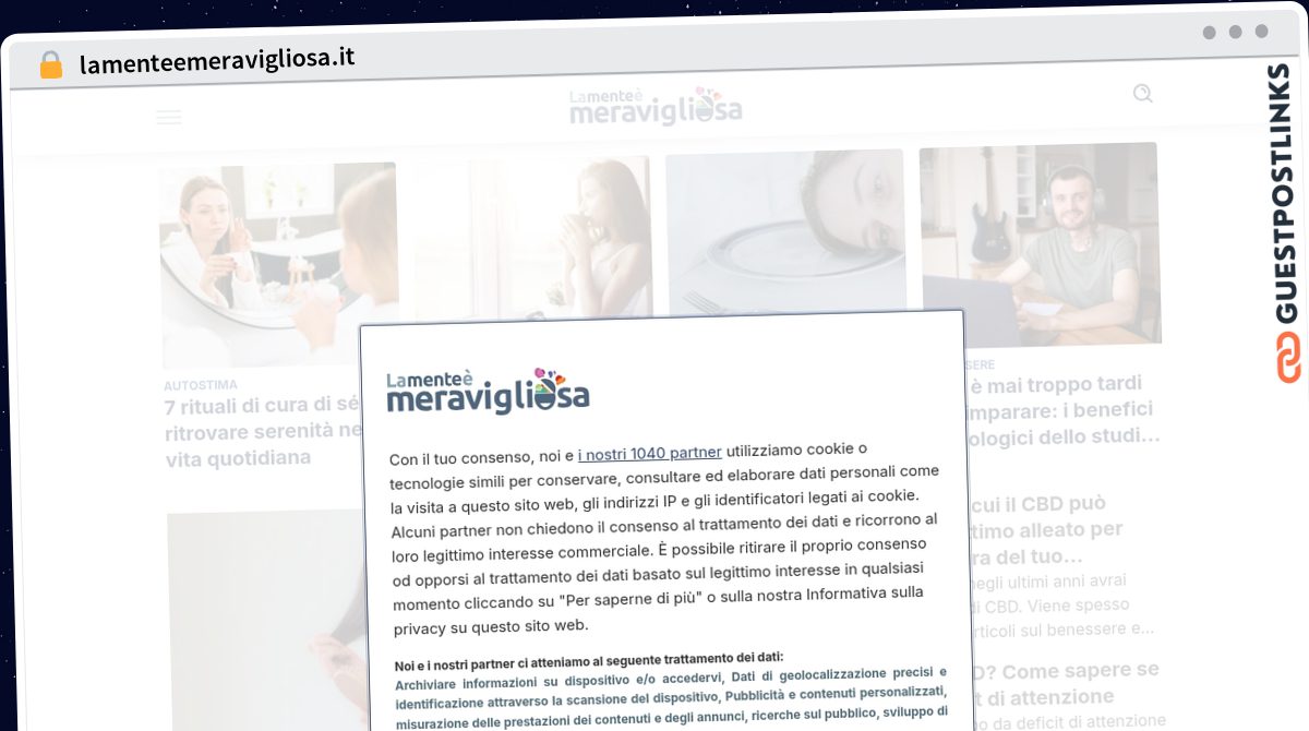 Publish Guest Post on lamenteemeravigliosa.it