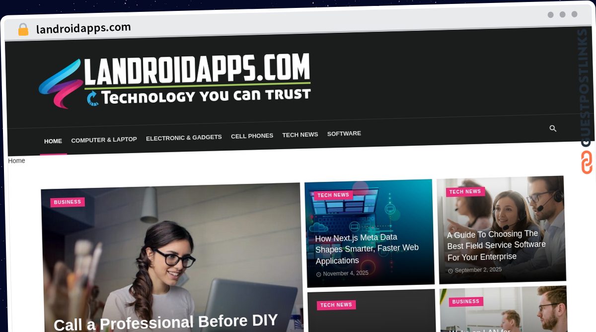 Publish Guest Post on landroidapps.com
