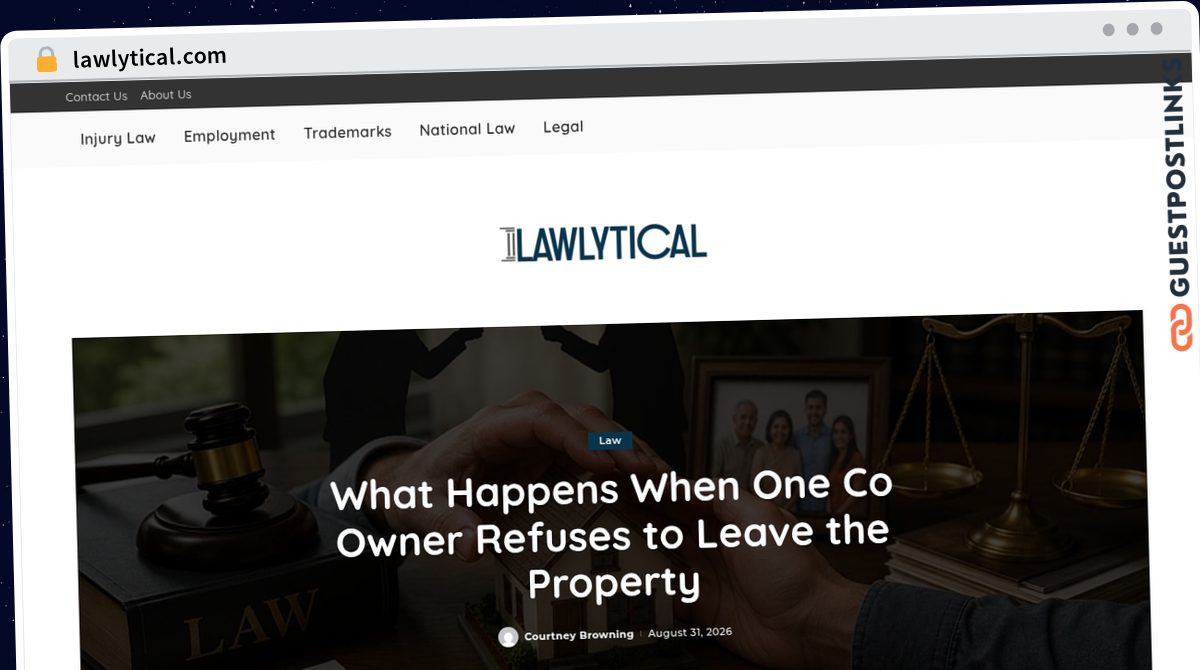 Publish Guest Post on lawlytical.com