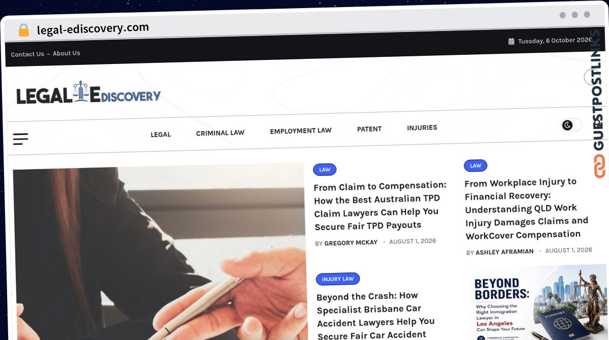 Publish Guest Post on legal-ediscovery.com