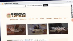 Publish Guest Post on legalisations.law.blog
