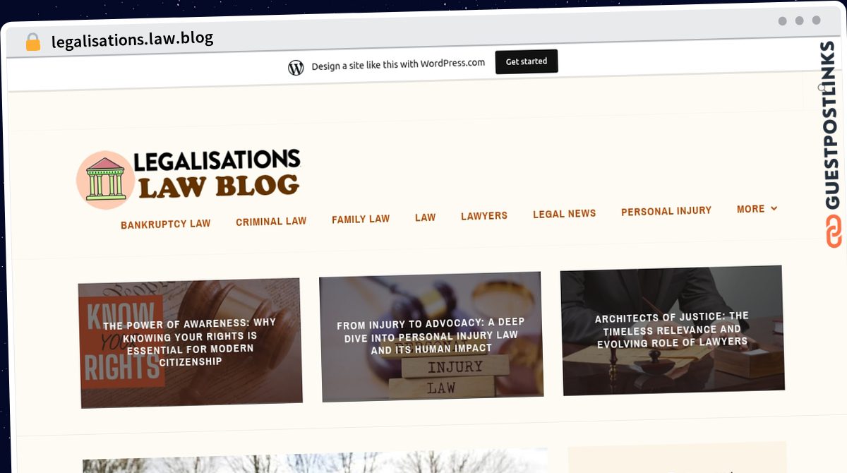 Publish Guest Post on legalisations.law.blog