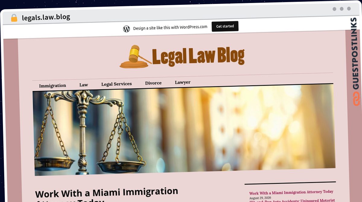 Publish Guest Post on legals.law.blog