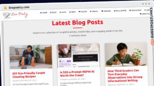Publish Guest Post on linepoetry.com