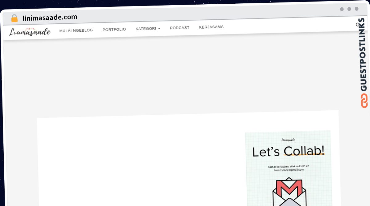 Publish Guest Post on linimasaade.com
