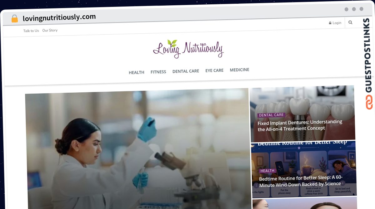 Publish Guest Post on lovingnutritiously.com