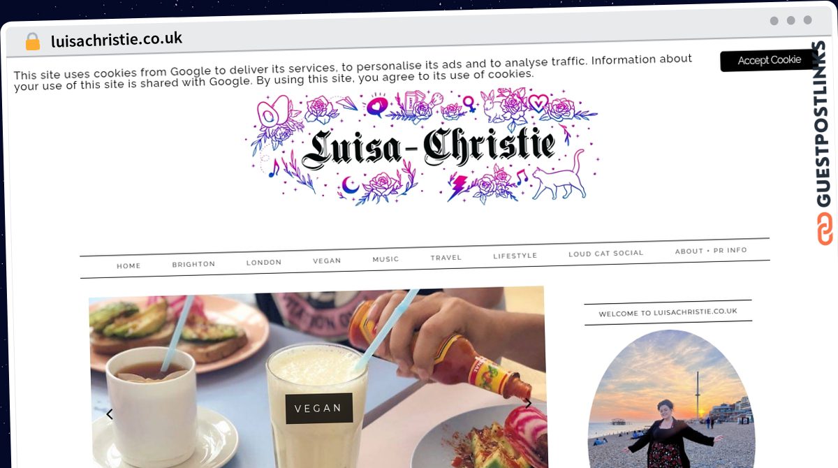 Publish Guest Post on luisachristie.co.uk