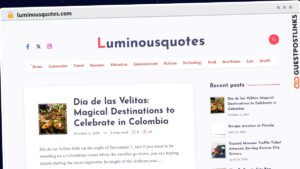 Publish Guest Post on luminousquotes.com