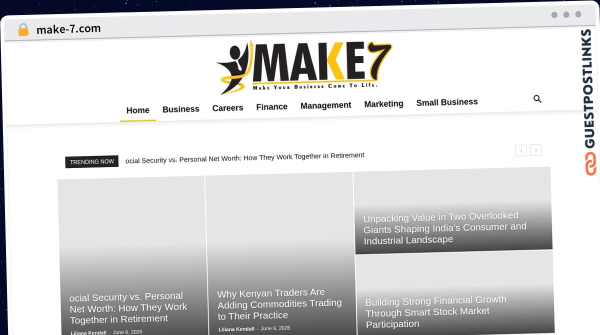 Publish Guest Post on make-7.com
