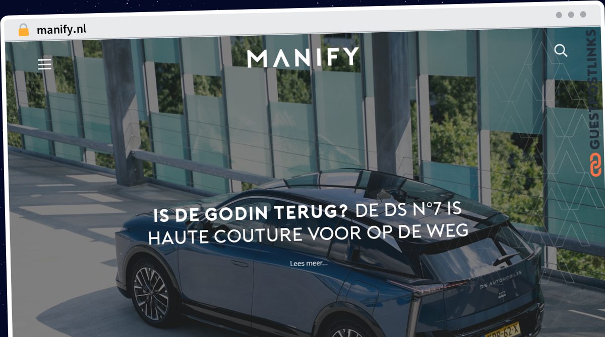 Publish Guest Post on manify.nl