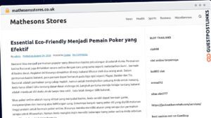 Publish Guest Post on mathesonsstores.co.uk