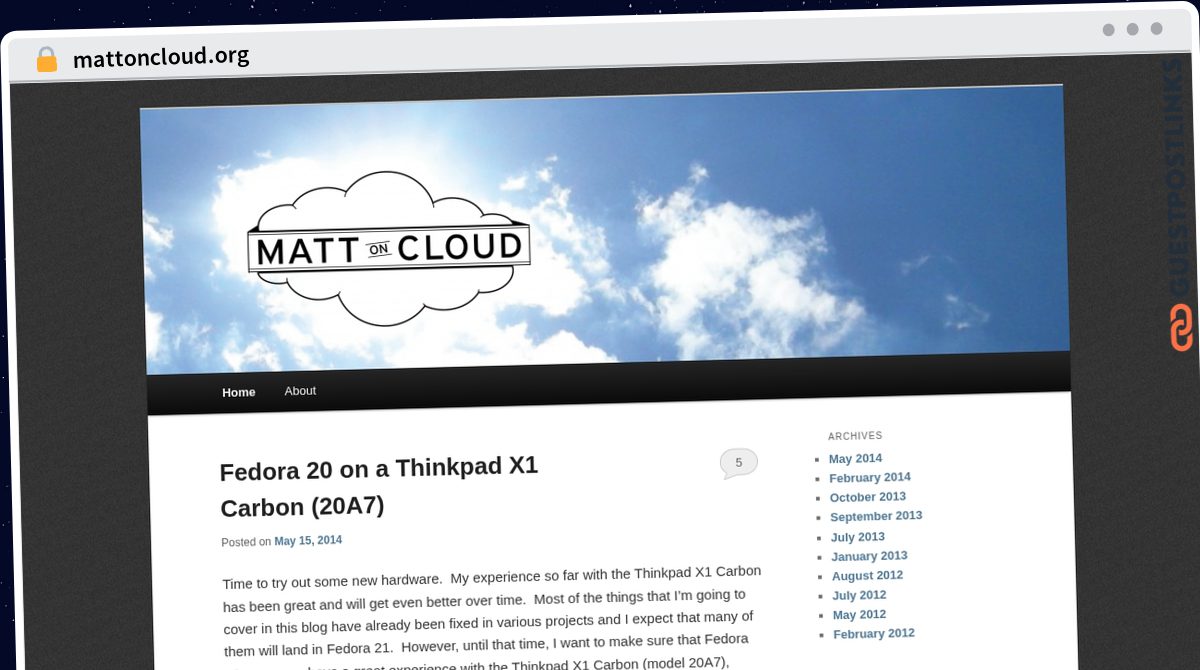 Publish Guest Post on mattoncloud.org