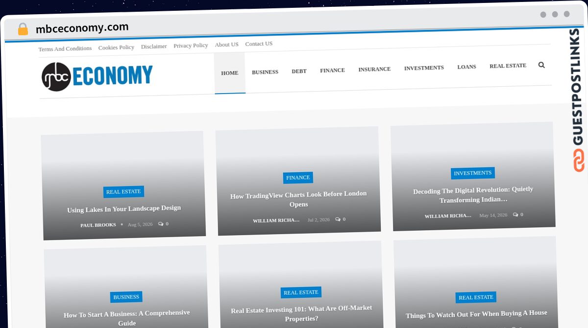 Publish Guest Post on mbceconomy.com