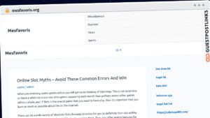 Publish Guest Post on mesfavoris.org