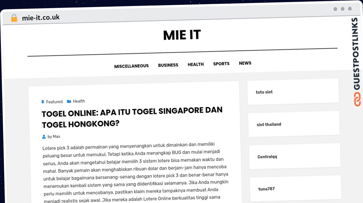 Publish Guest Post on mie-it.co.uk