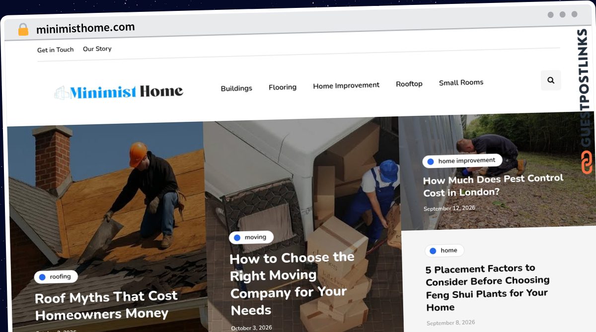 Publish Guest Post on minimisthome.com