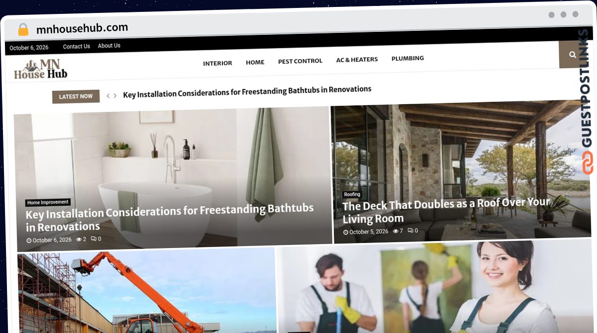Publish Guest Post on mnhousehub.com