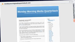 Publish Guest Post on mondaymorningmediaquarterback.com