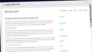 Publish Guest Post on mosaic-leek.co.uk