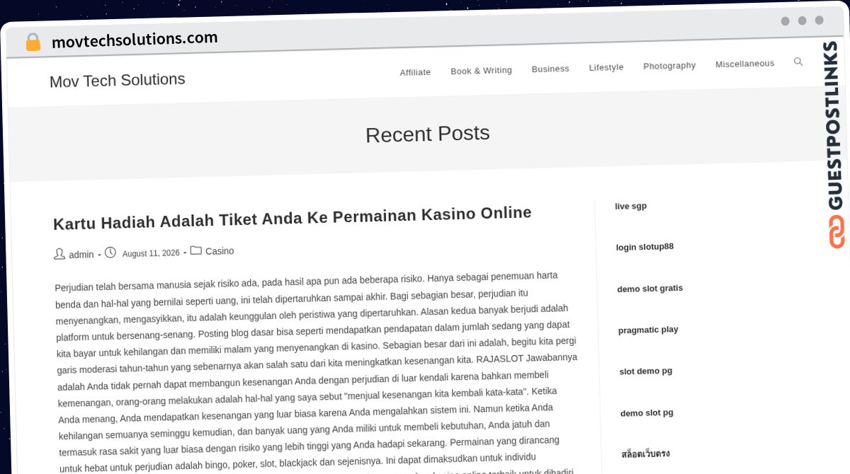 Publish Guest Post on movtechsolutions.com
