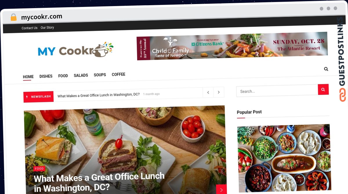 Publish Guest Post on mycookr.com