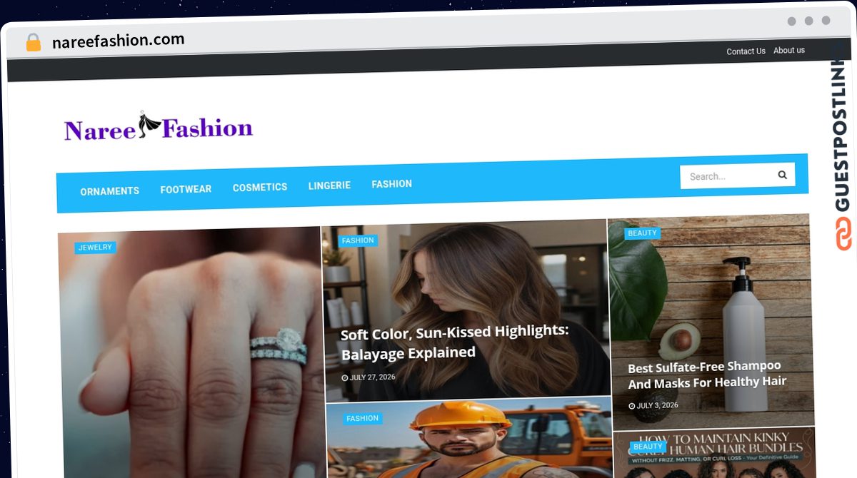 Publish Guest Post on nareefashion.com