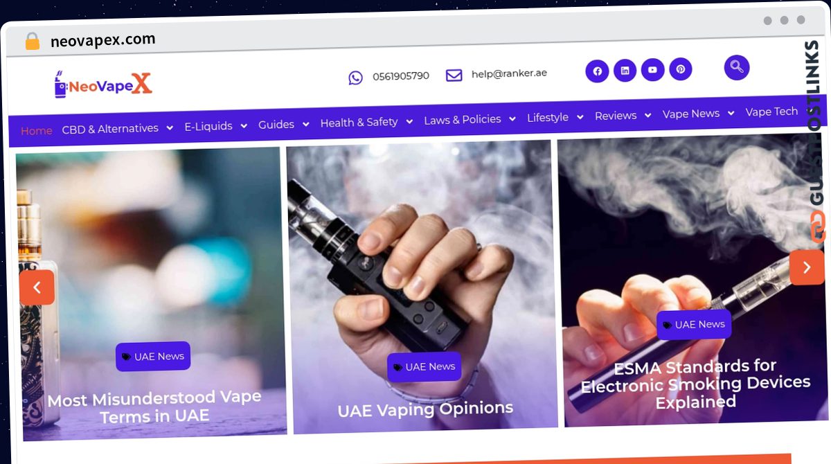 Publish Guest Post on neovapex.com