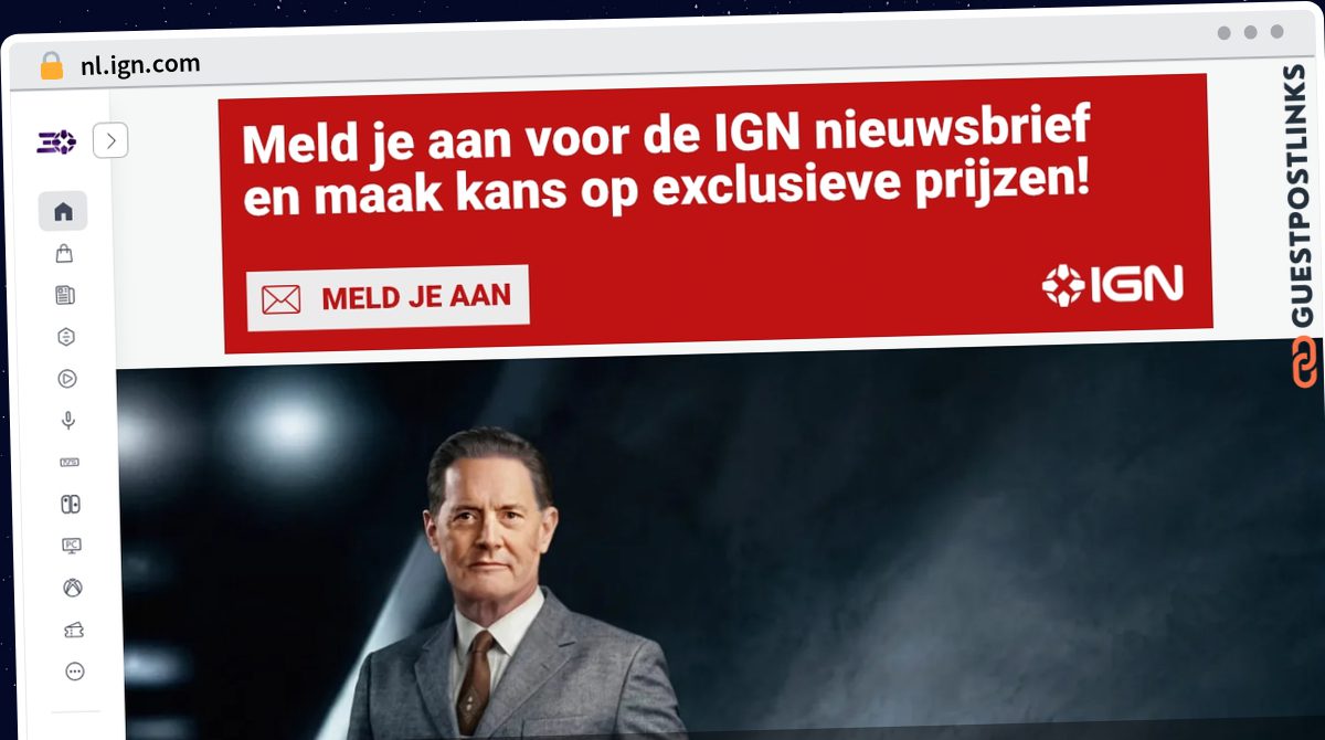 Publish Guest Post on nl.ign.com