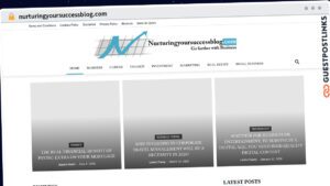 Publish Guest Post on nurturingyoursuccessblog.com