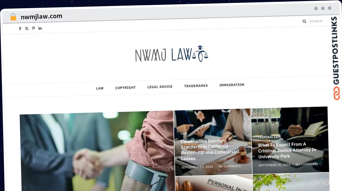 Publish Guest Post on nwmjlaw.com