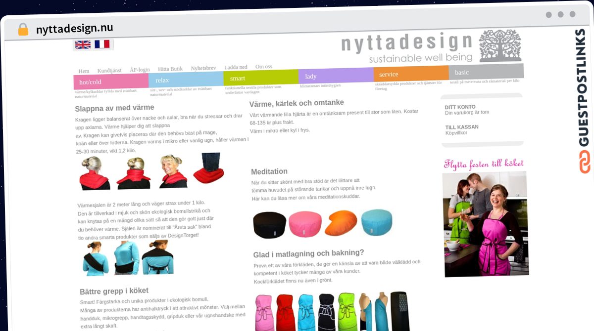 Publish Guest Post on nyttadesign.nu