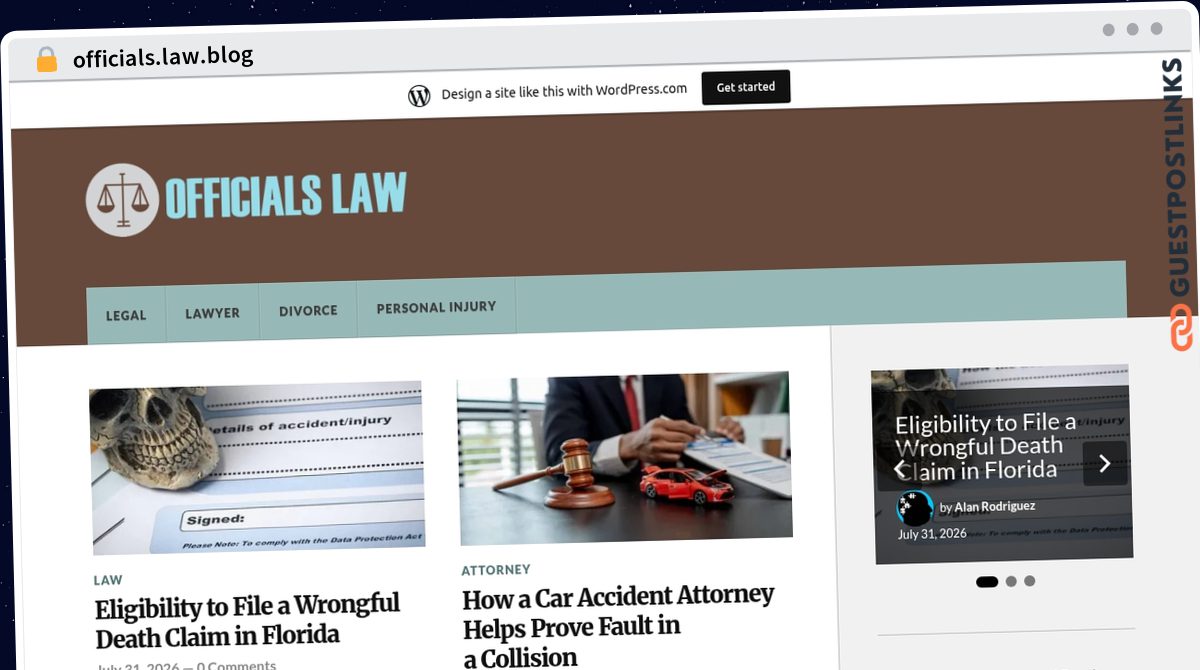 Publish Guest Post on officials.law.blog