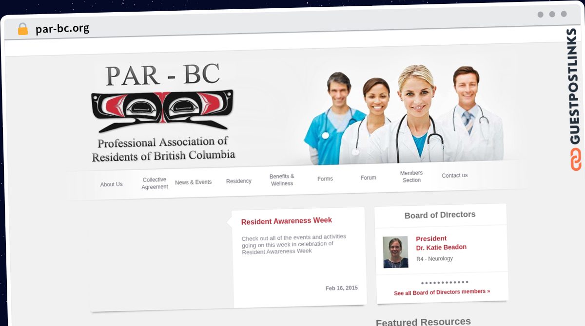 Publish Guest Post on par-bc.org