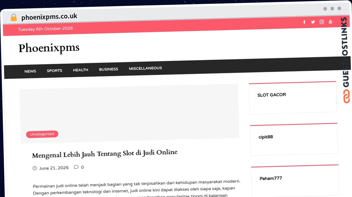 Publish Guest Post on phoenixpms.co.uk