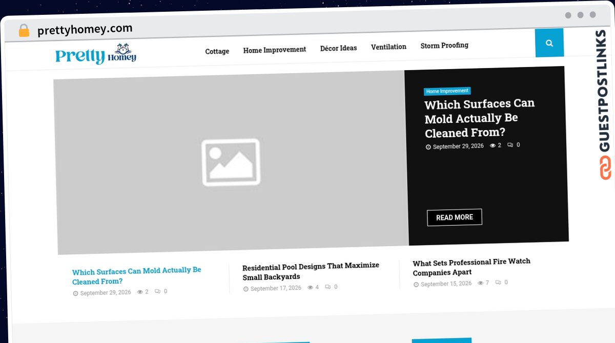 Publish Guest Post on prettyhomey.com