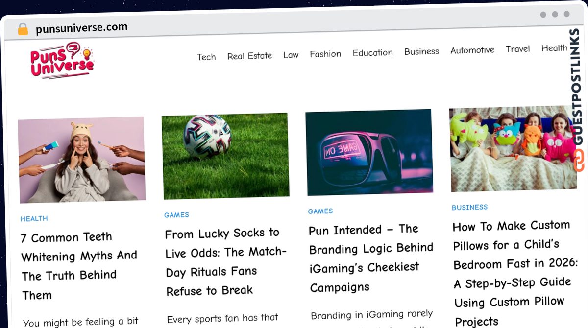 Publish Guest Post on punsuniverse.com