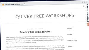 Publish Guest Post on quivertreeworkshops.com